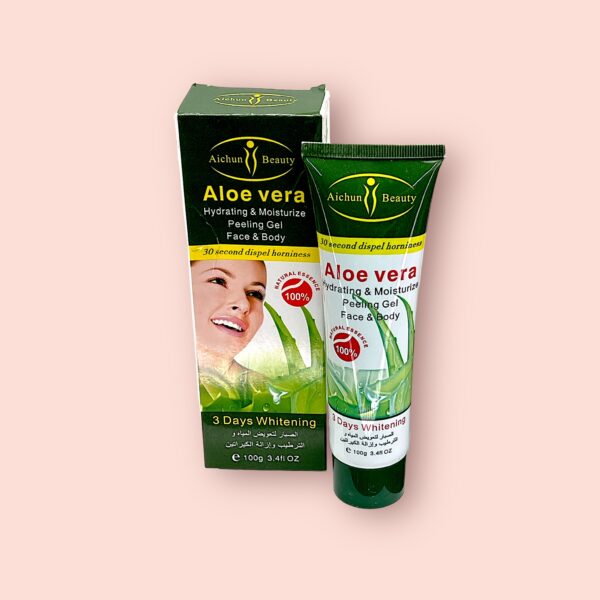 Gel Exfoliante Hidratante y Humectante para Rostro y Cuerpo – Aichun Beauty Aloe Vera